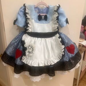 Alice In Wonderland First Birthday Dress